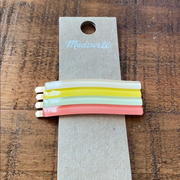 Madewell Four Pack Rainbow Barrettes - Picture 4 of 6